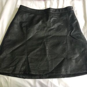 Zara leather mini skirt NEW with tags